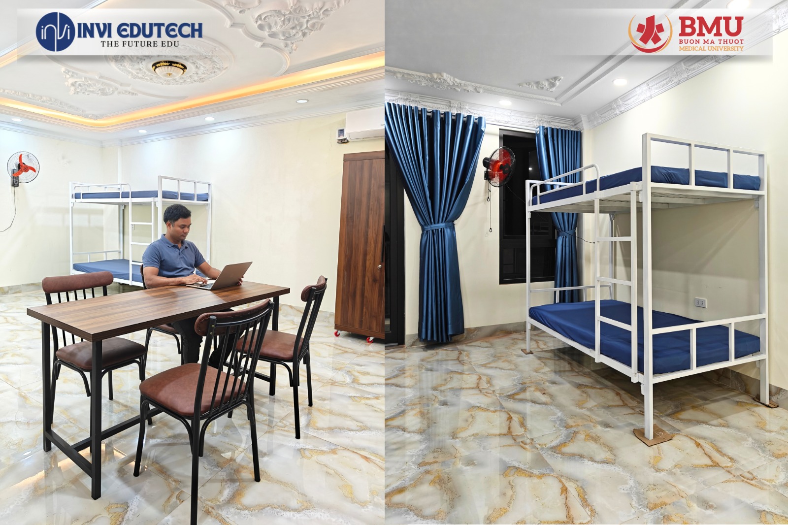 Hostel Room Setup Layout