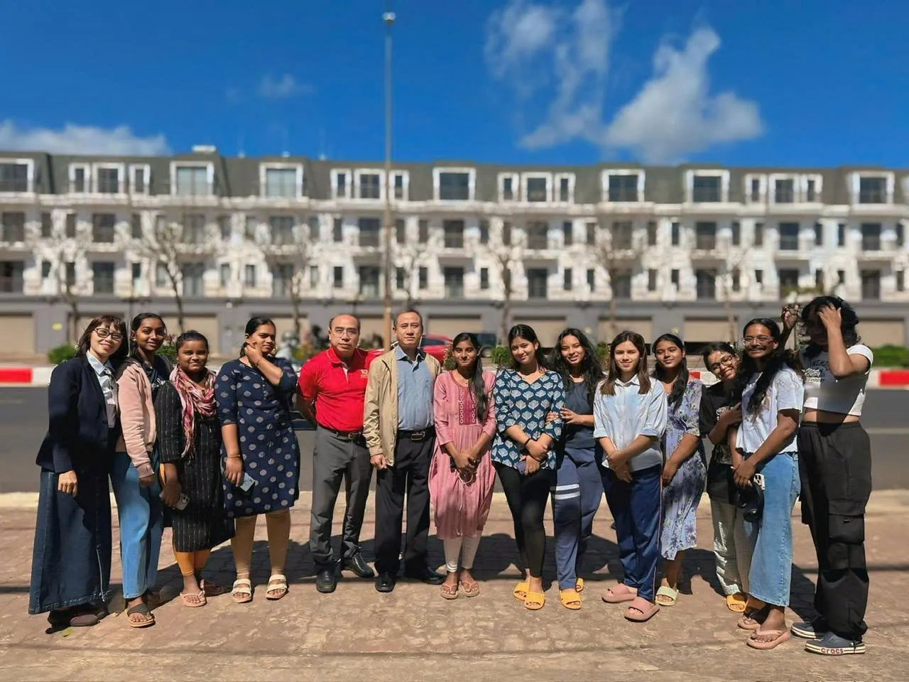 Indian students in Buon ma thuot city